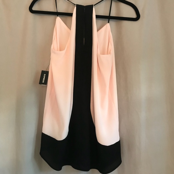 Silky Pink and Black Top! - Picture 2 of 3